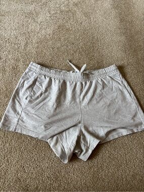 all in motion Heather Light Gray Athletic Lounge Shorts